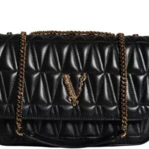 Versace Leather Crossbody Shoulder Bag Mini Nappa